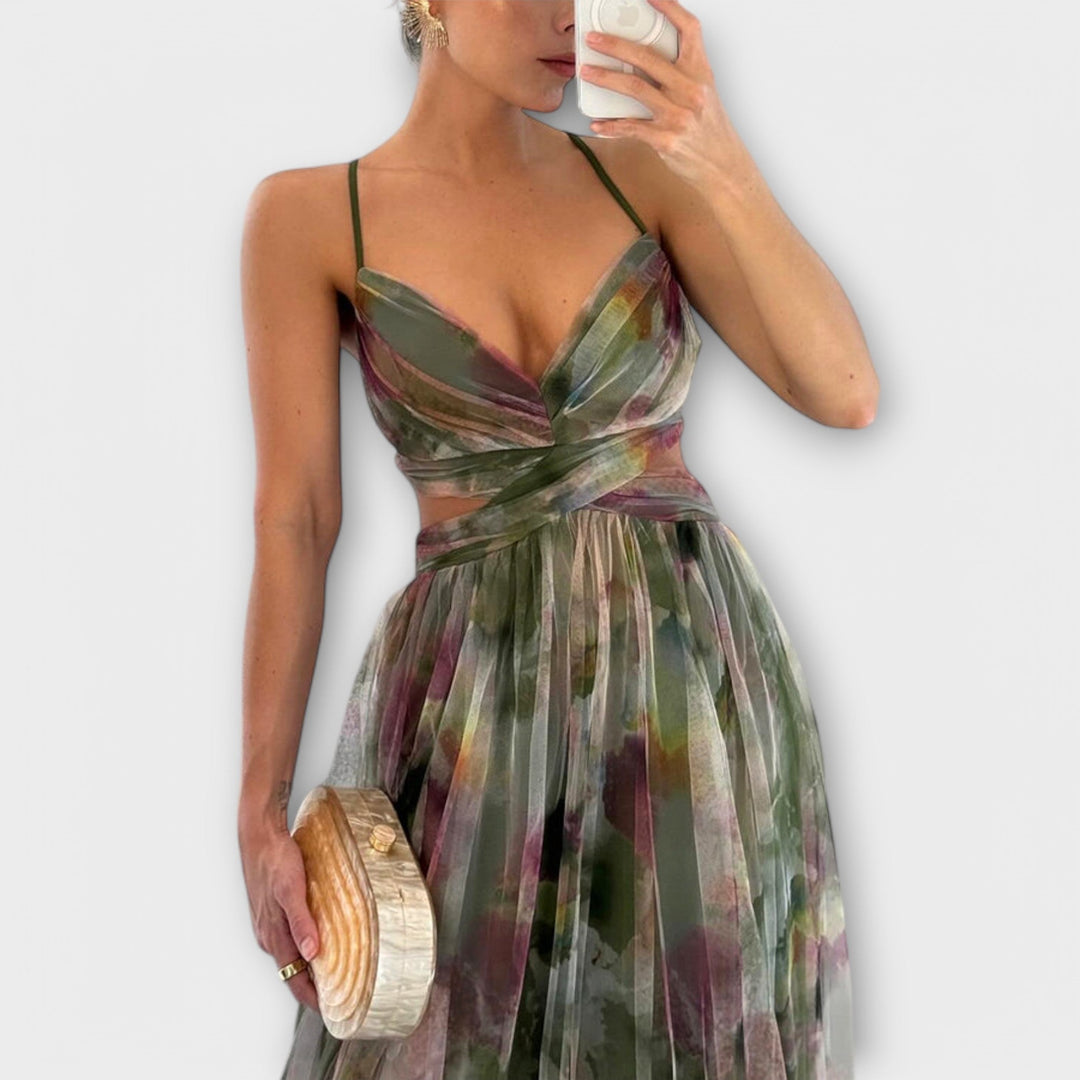 Annai Mesh Maxikleid - Κομψό και Κολλητό