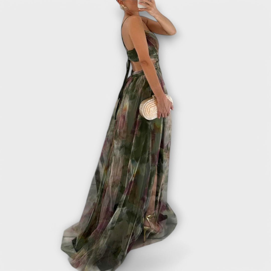 Annai Mesh Maxikleid - Κομψό και Κολλητό
