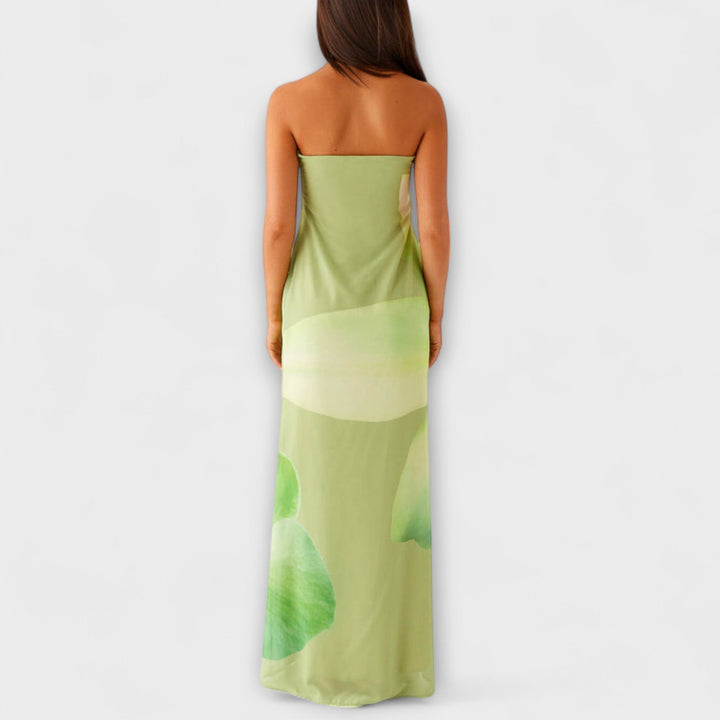 Ζεφύρα - Κομψό Maxi Φόρεμα Off-Shoulder