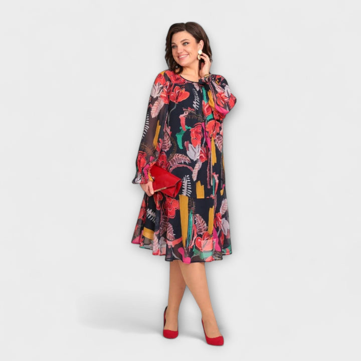 Caroline - Κομψό Plus-Size Φόρεμα για απόλυτη άνεση