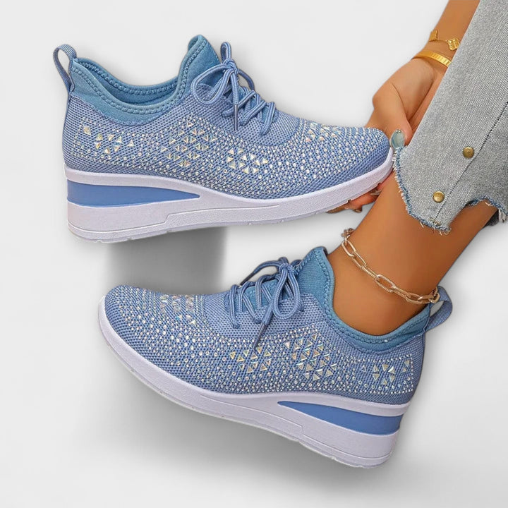 Γκιζέλ – Λαμπερά Ορθοπεδικά Sneakers με Στράς