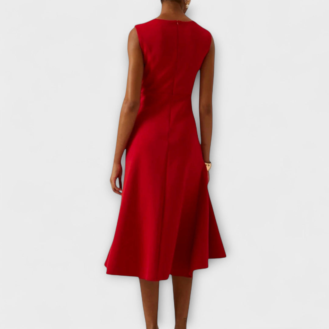 Juliette – Drapiertes ασύμμετρο Midikleid