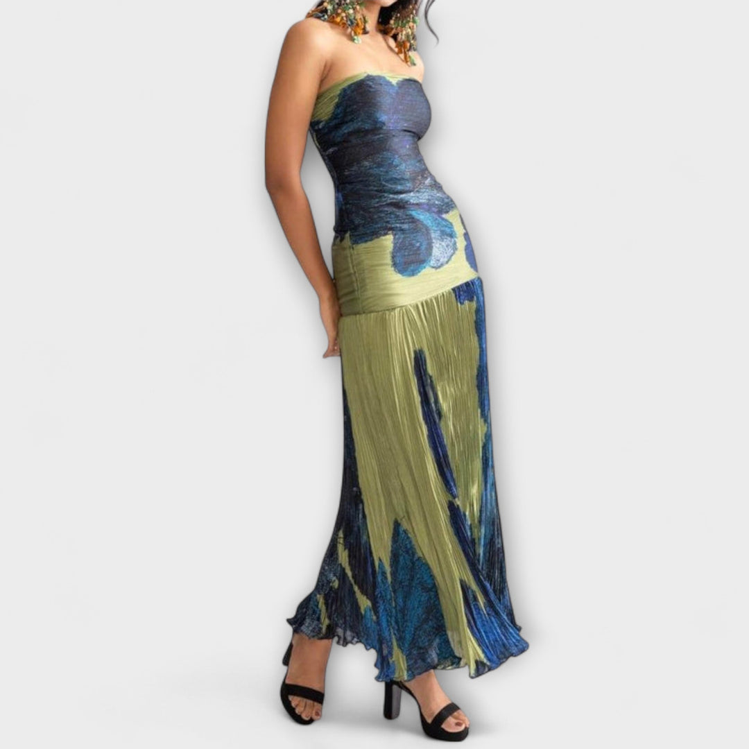Noelle - Strapless Midi Φόρεμα