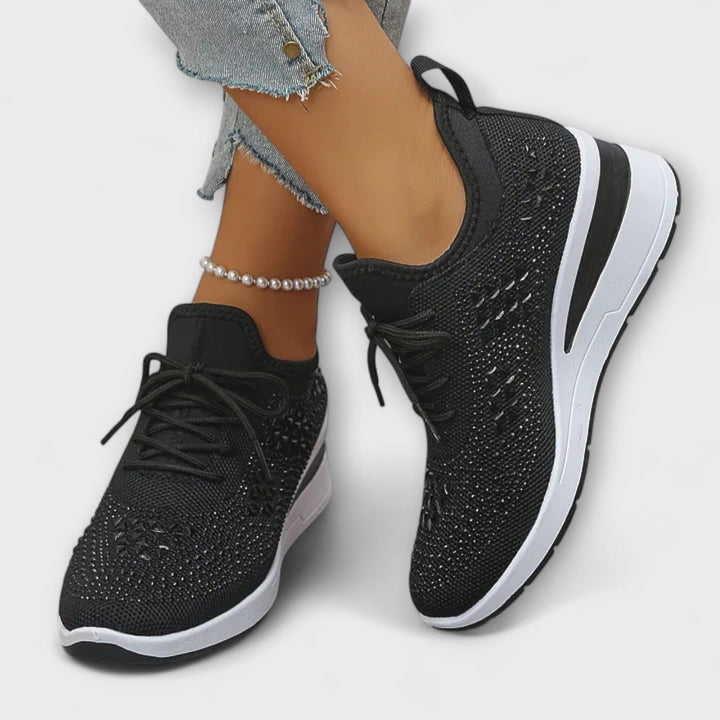 Γκιζέλ – Λαμπερά Ορθοπεδικά Sneakers με Στράς