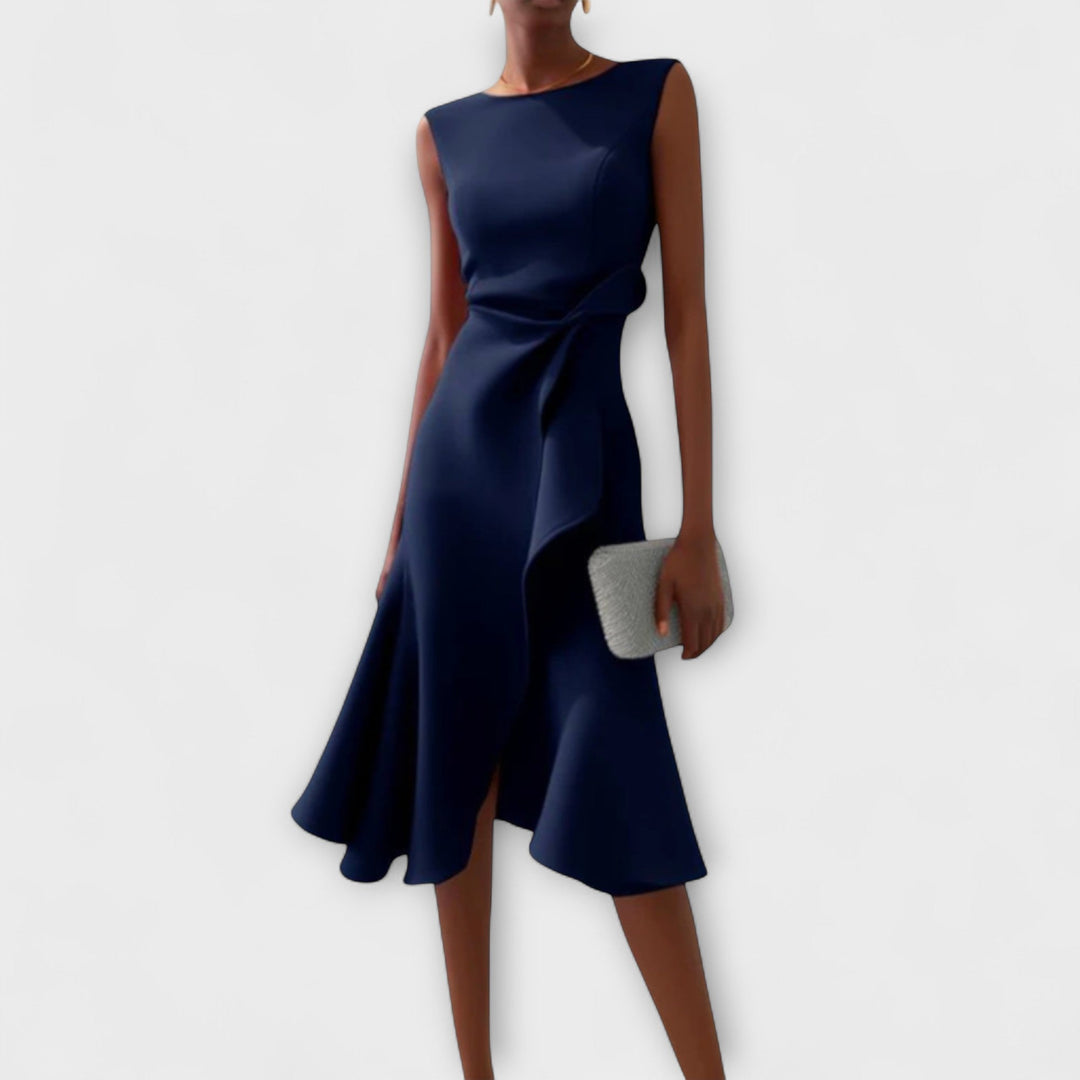 Juliette – Drapiertes ασύμμετρο Midikleid