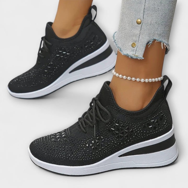 Γκιζέλ – Λαμπερά Ορθοπεδικά Sneakers με Στράς
