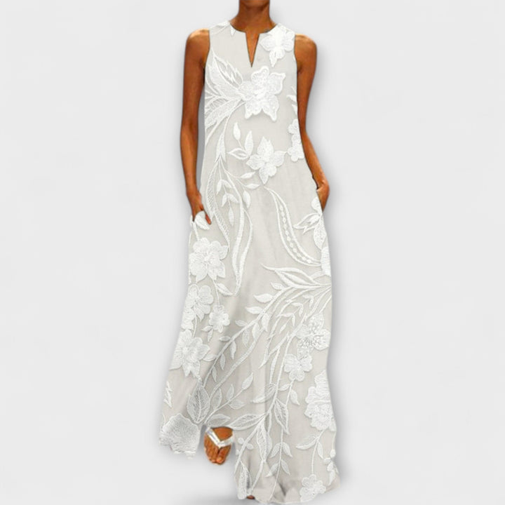 Καμίλα – Βοτανικό Μαξι Kleid Με Εκτύπωση