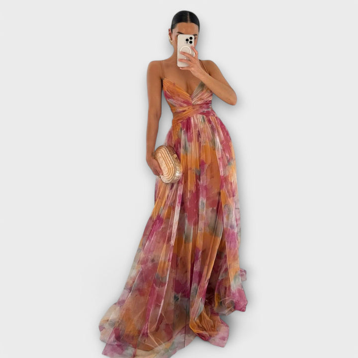 Annai Mesh Maxikleid - Κομψό και Κολλητό