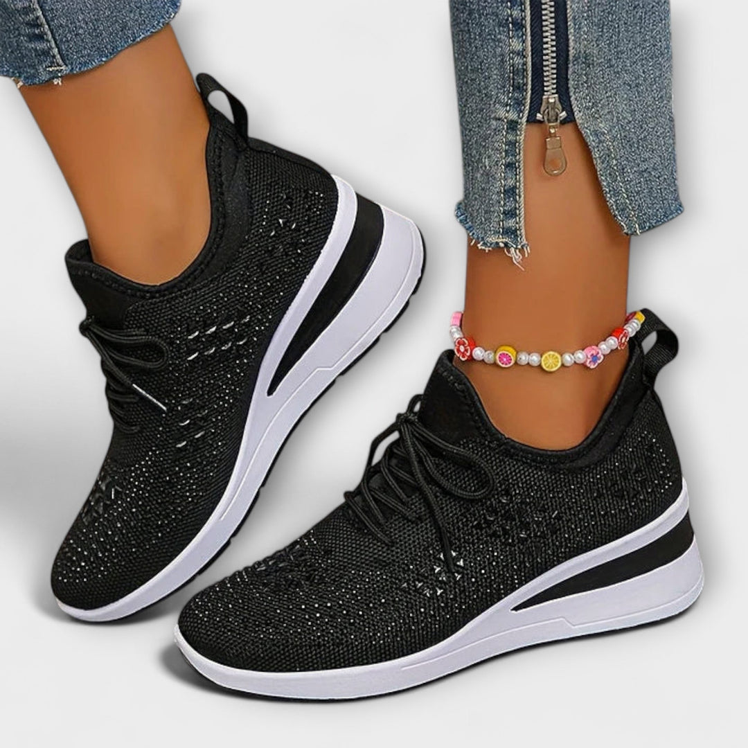 Γκιζέλ – Λαμπερά Ορθοπεδικά Sneakers με Στράς
