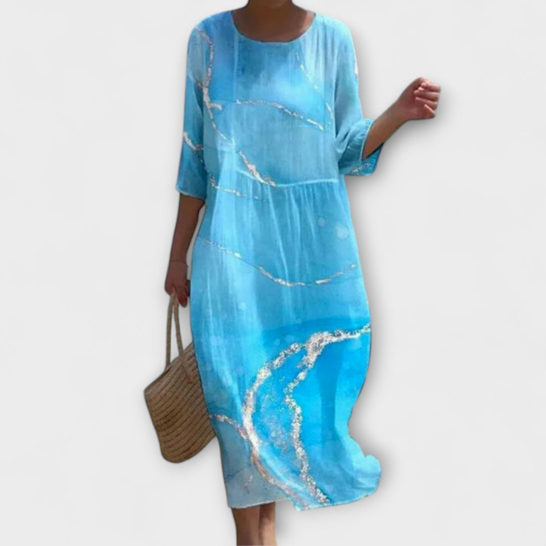 Μιράντα - Στυλάτο Floral-Maxikleid