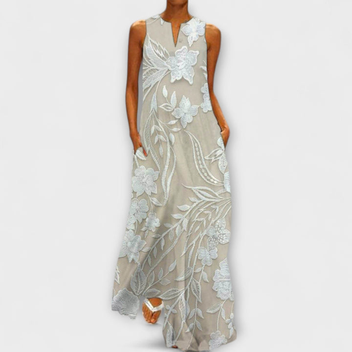 Καμίλα – Βοτανικό Μαξι Kleid Με Εκτύπωση