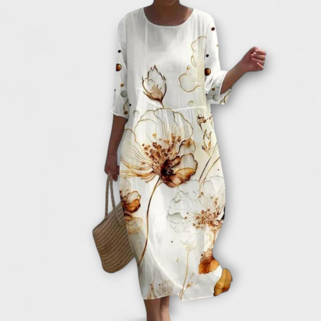 Μιράντα - Στυλάτο Floral-Maxikleid