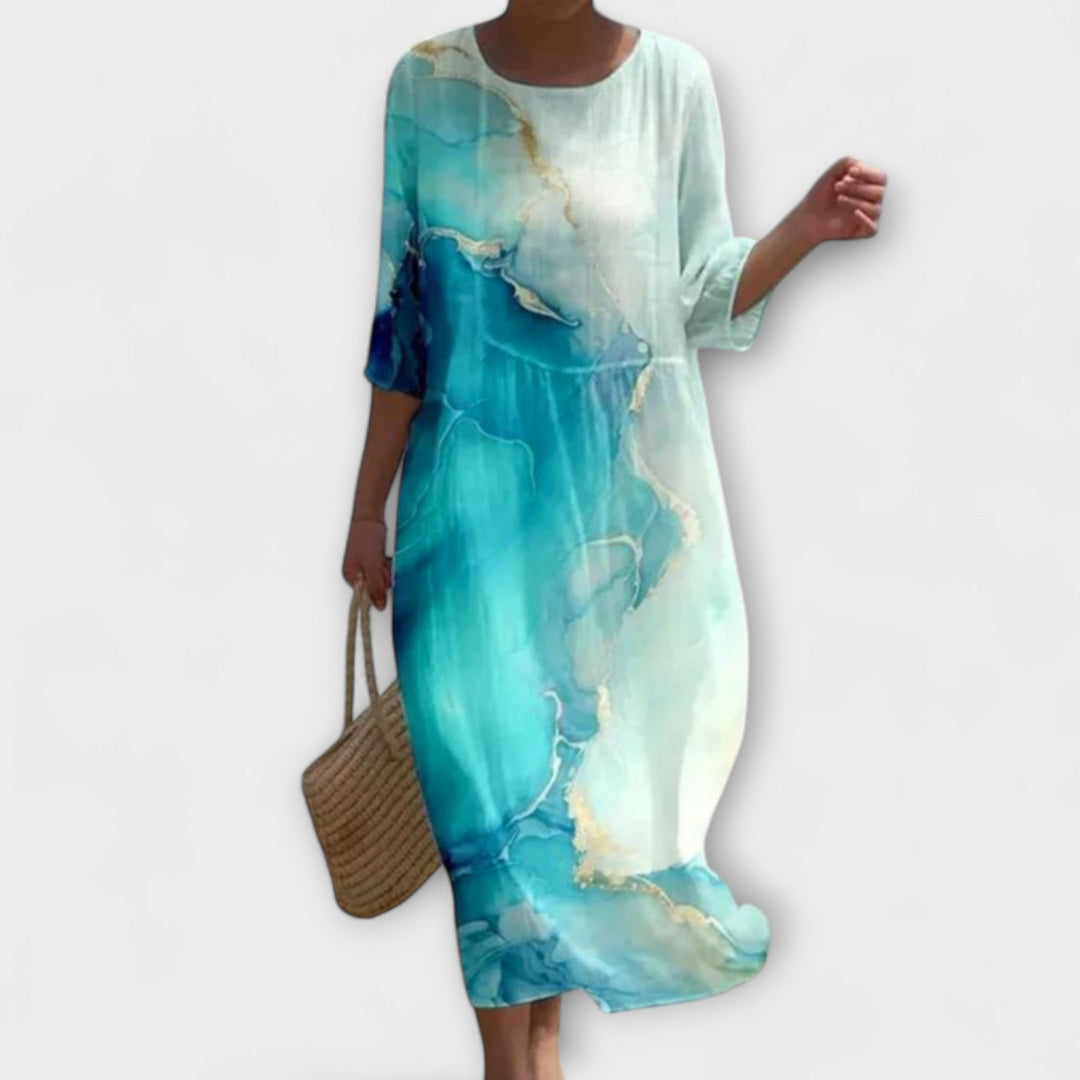 Μιράντα - Στυλάτο Floral-Maxikleid