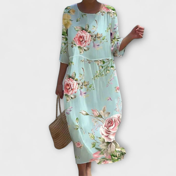Μιράντα - Στυλάτο Floral-Maxikleid