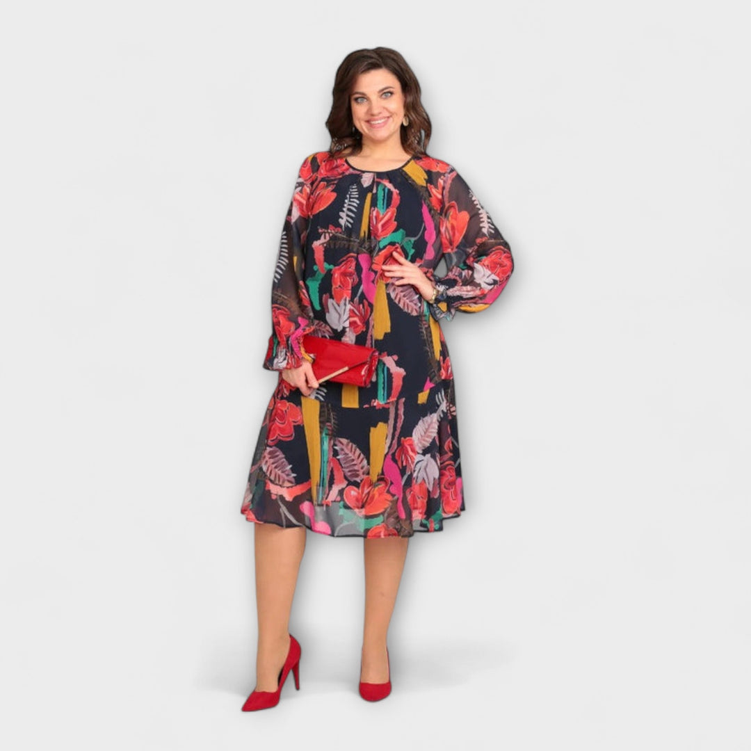 Caroline - Κομψό Plus-Size Φόρεμα για απόλυτη άνεση