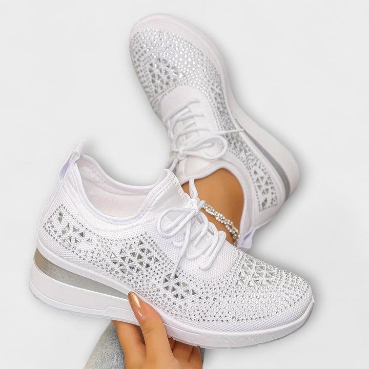 Γκιζέλ – Λαμπερά Ορθοπεδικά Sneakers με Στράς