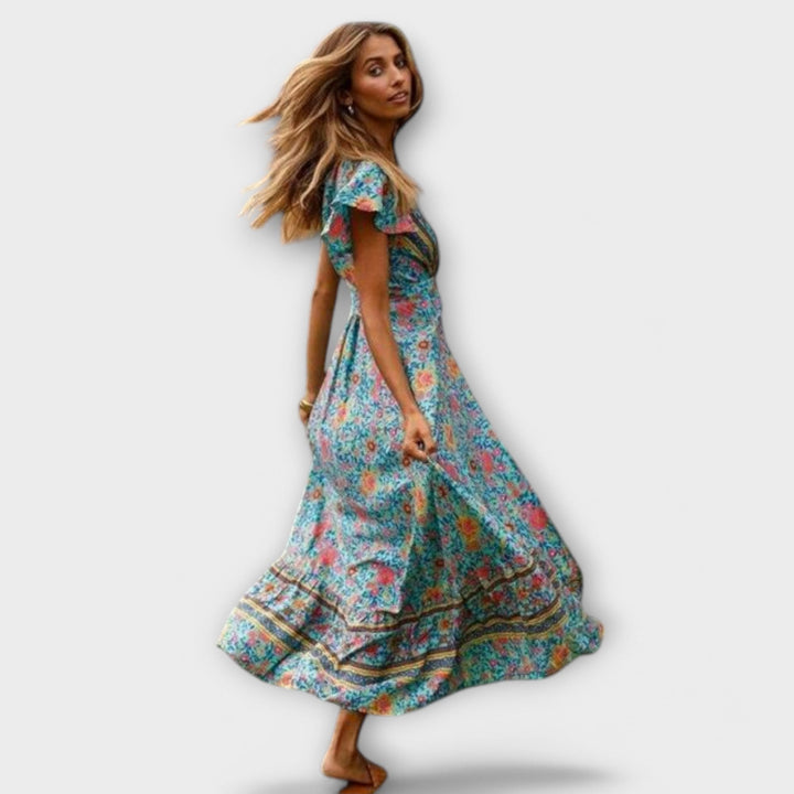 Shylin Boho Maxi Φόρεμα