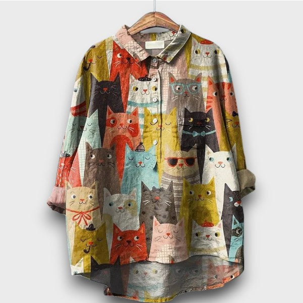 Clarano | Brooks Playful Print Blouse