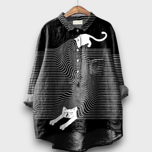 Clarano | Brooks Playful Print Blouse