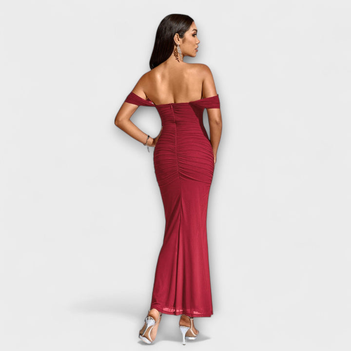 Ione - Φόρεμα Bodycon με Ανοιχτούς Ώμους