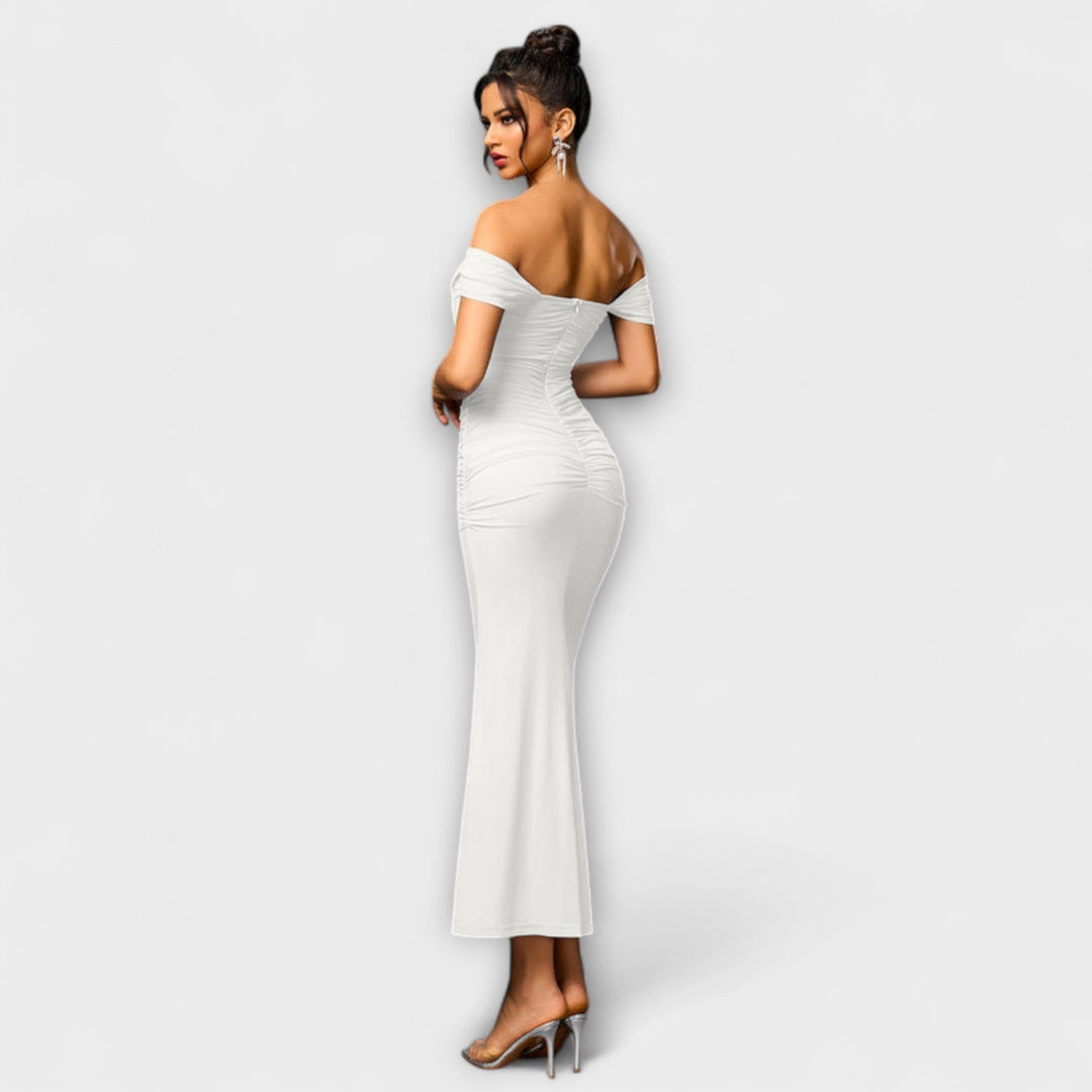 Ione - Φόρεμα Bodycon με Ανοιχτούς Ώμους