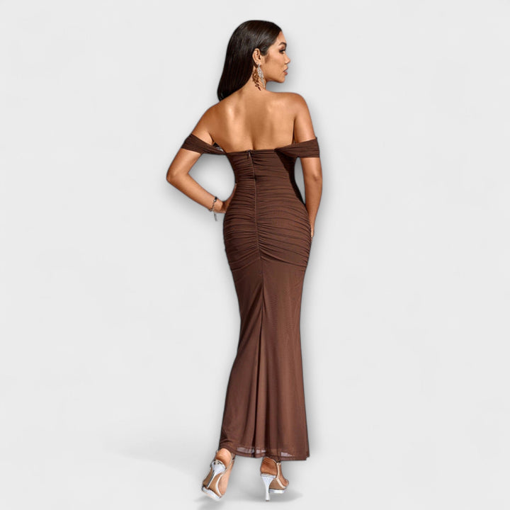 Ione - Φόρεμα Bodycon με Ανοιχτούς Ώμους