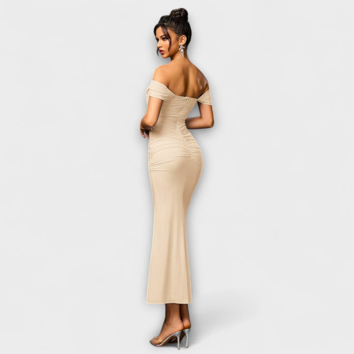 Ione - Φόρεμα Bodycon με Ανοιχτούς Ώμους