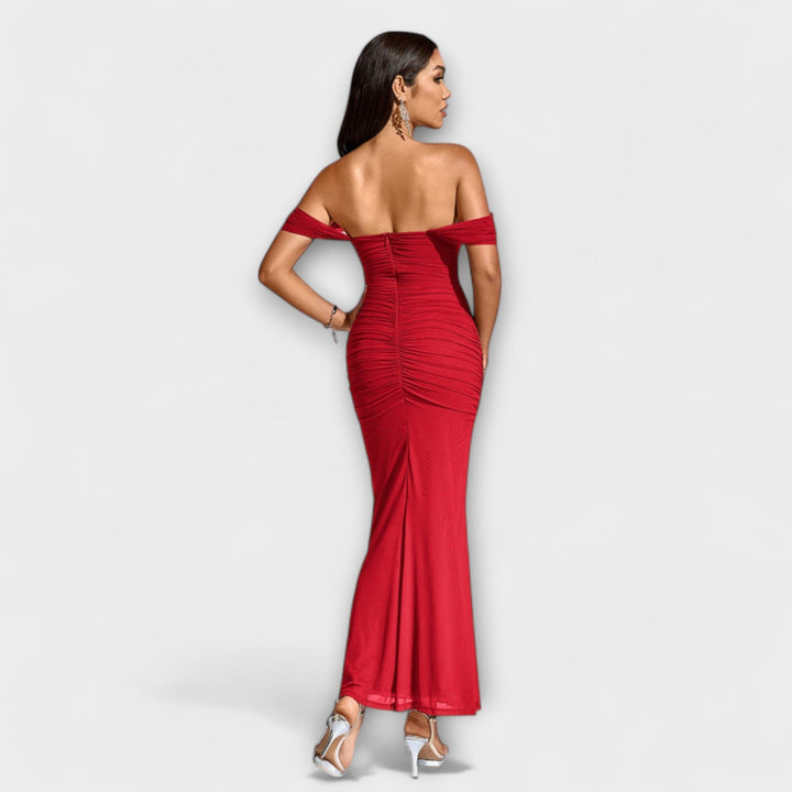 Ione - Φόρεμα Bodycon με Ανοιχτούς Ώμους