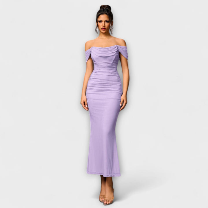 Ione - Φόρεμα Bodycon με Ανοιχτούς Ώμους