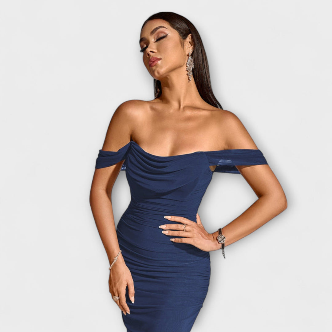 Ione - Φόρεμα Bodycon με Ανοιχτούς Ώμους