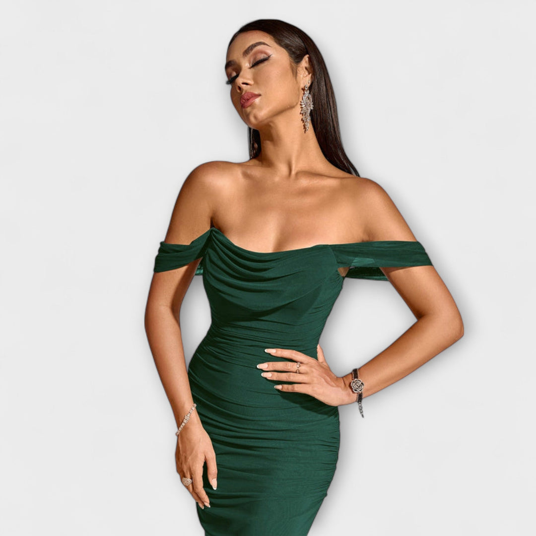 Ione - Φόρεμα Bodycon με Ανοιχτούς Ώμους