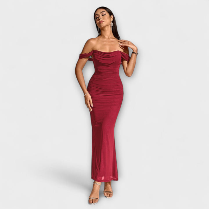Ione - Φόρεμα Bodycon με Ανοιχτούς Ώμους