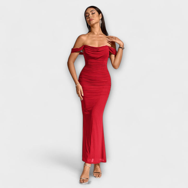 Ione - Φόρεμα Bodycon με Ανοιχτούς Ώμους