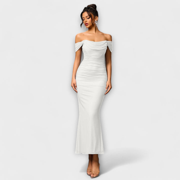Ione - Φόρεμα Bodycon με Ανοιχτούς Ώμους