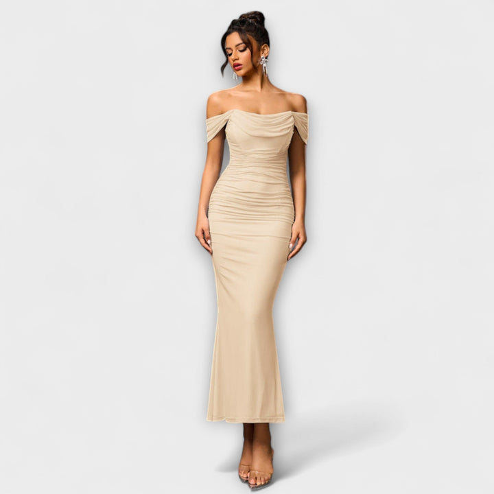 Ione - Φόρεμα Bodycon με Ανοιχτούς Ώμους