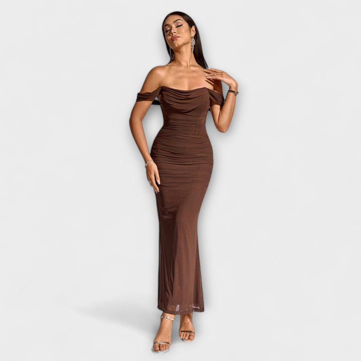Ione - Φόρεμα Bodycon με Ανοιχτούς Ώμους