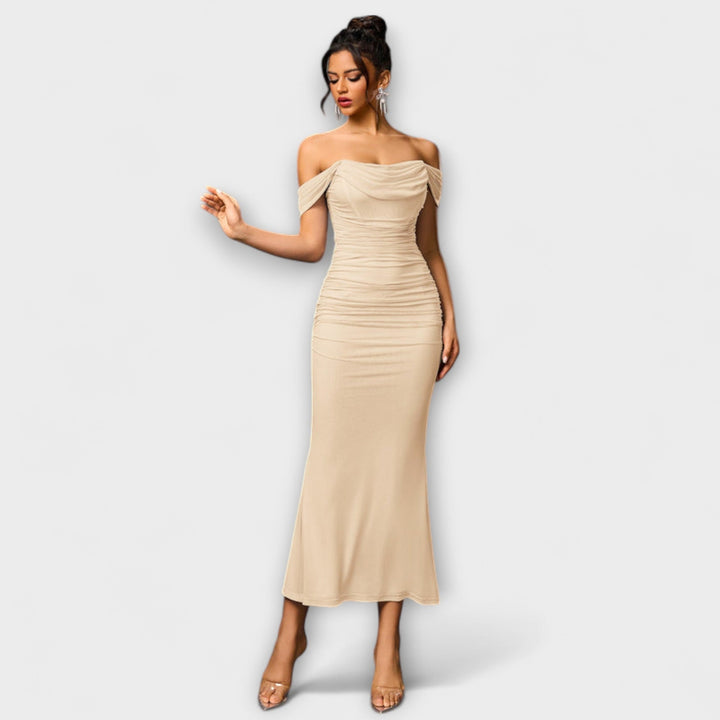 Ione - Φόρεμα Bodycon με Ανοιχτούς Ώμους