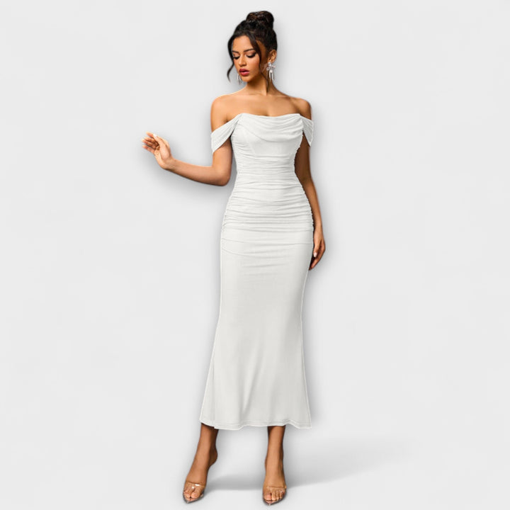 Ione - Φόρεμα Bodycon με Ανοιχτούς Ώμους