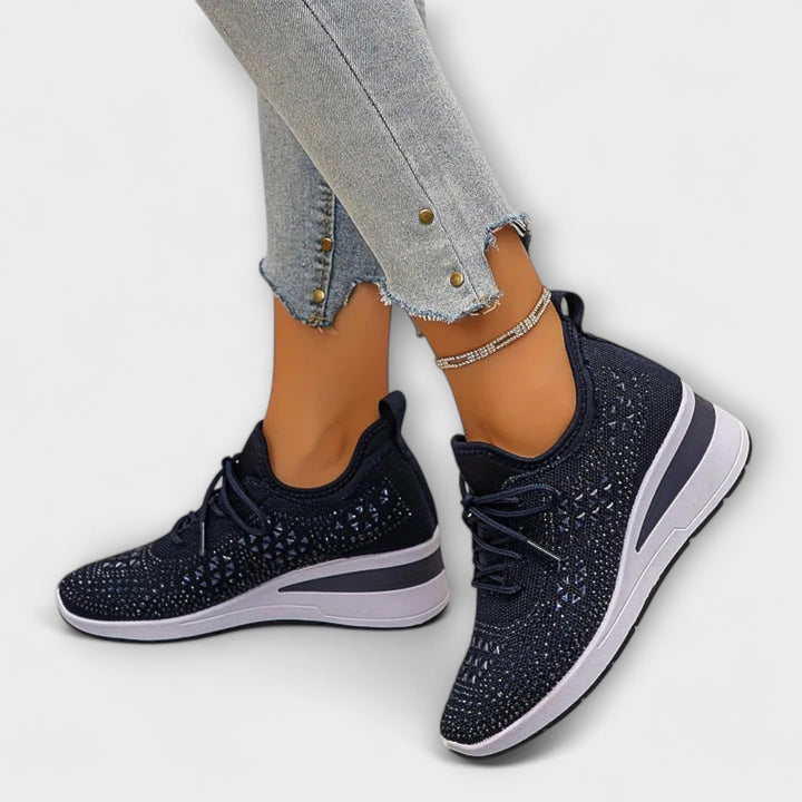 Γκιζέλ – Λαμπερά Ορθοπεδικά Sneakers με Στράς
