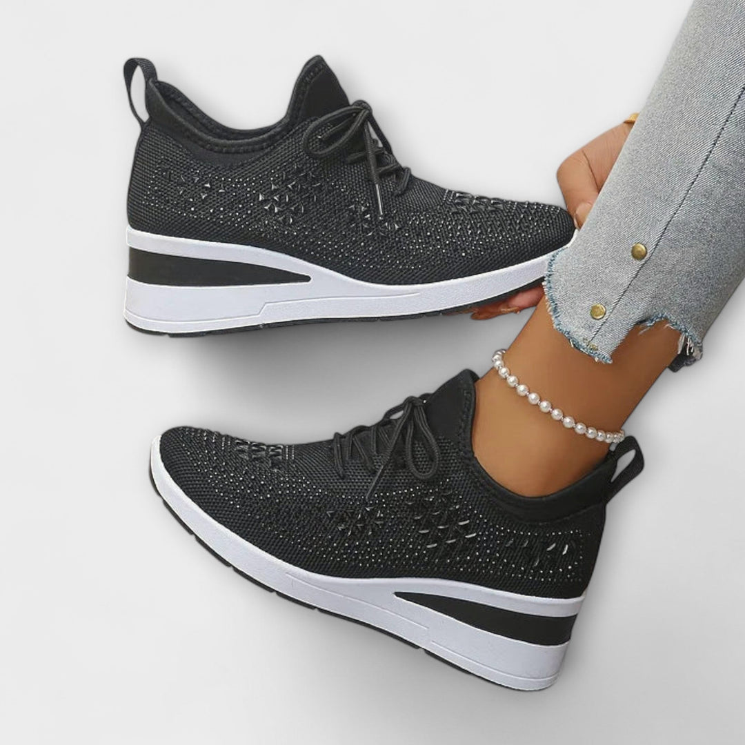 Γκιζέλ – Λαμπερά Ορθοπεδικά Sneakers με Στράς