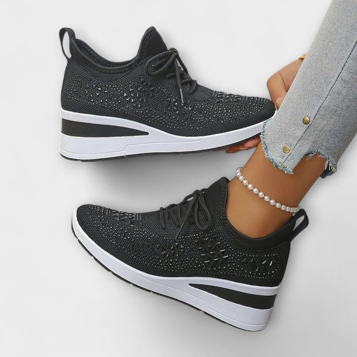 Γκιζέλ – Λαμπερά Ορθοπεδικά Sneakers με Στράς
