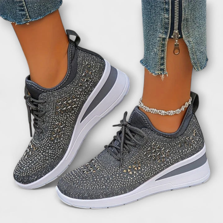 Γκιζέλ – Λαμπερά Ορθοπεδικά Sneakers με Στράς
