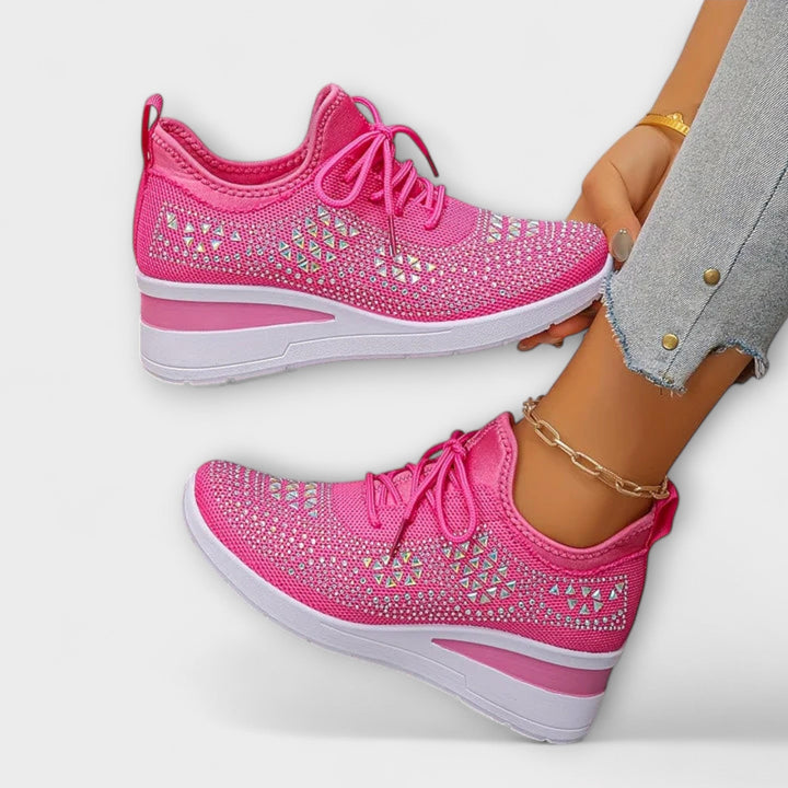 Γκιζέλ – Λαμπερά Ορθοπεδικά Sneakers με Στράς
