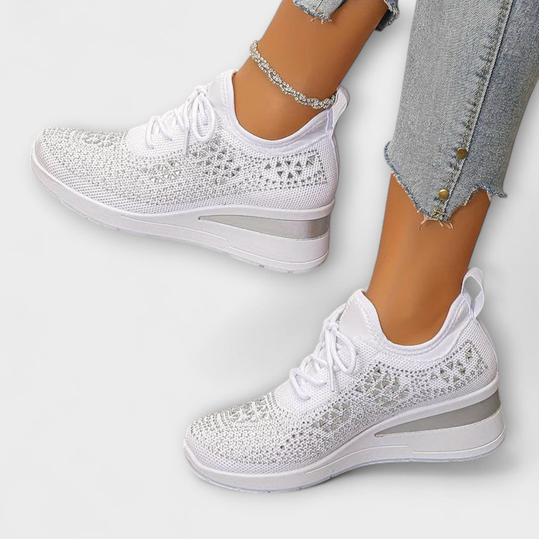 Γκιζέλ – Λαμπερά Ορθοπεδικά Sneakers με Στράς