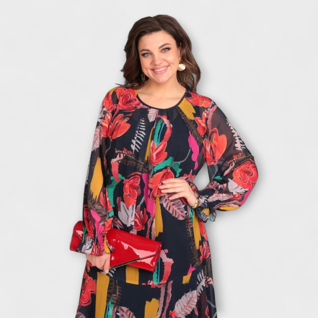 Caroline - Κομψό Plus-Size Φόρεμα για απόλυτη άνεση